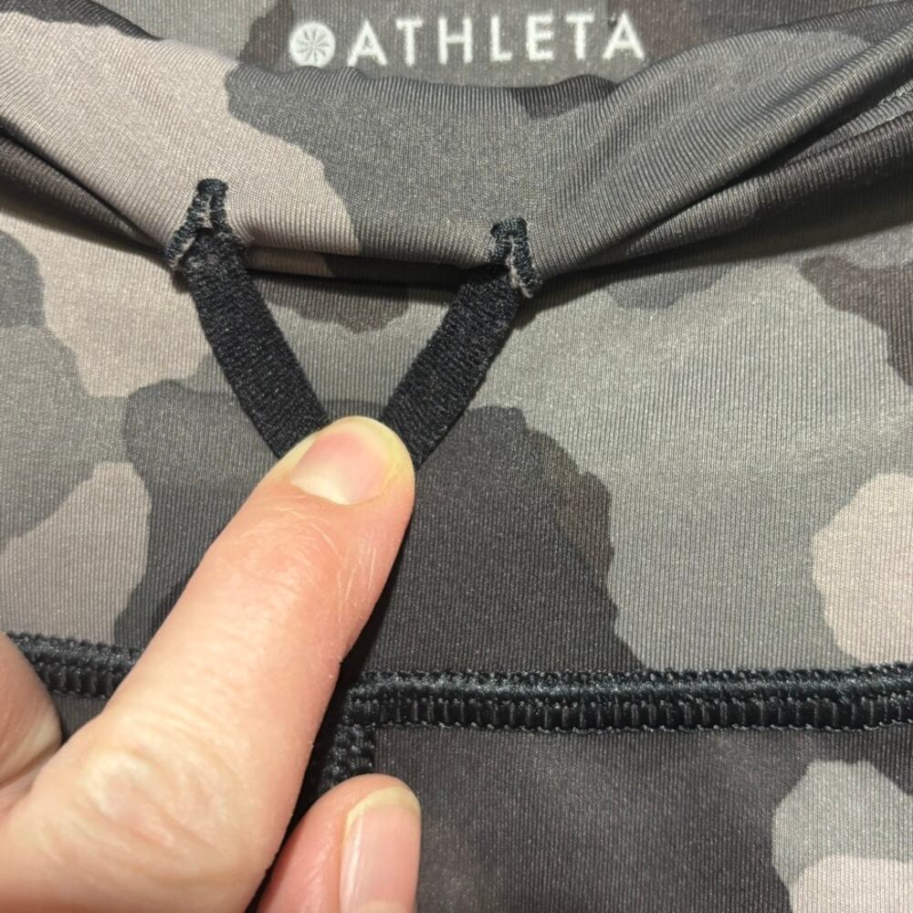 Athleta S Lightning Camo 7/8 SuperSonic Stash Pocket Activewear Legging - Picture 5 of 12